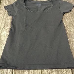 Classic black stretch T-shirt